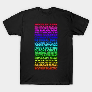 Rainbow DC Neighborhoods T-Shirt